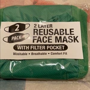 2-pack reusable face mask